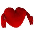 Corazón con Manos Rojo 70 cm