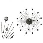 Metal & Crystal Wall Clock