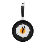 Pan with fried egg Wall Clock