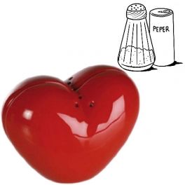 Heart Ceramic Salt & Pepper Set