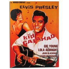 Poster Tableau Cinéma Elvis Presley Kid Galahad 50 x 70 cm