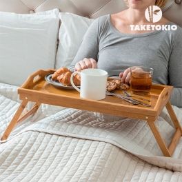 Bamboo Tray with Legs