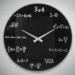 Maths Wall Clock