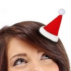 Santa Hat Hair Clip