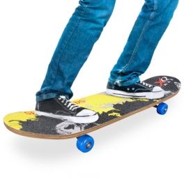 Wooden Skateboard (4 wheels)