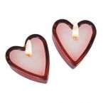 Heart-Shaped Scented Candles (set of 2)