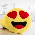 Emoji Heart Eyes Cushion