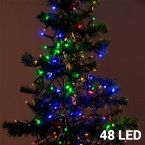 Multi-coloured Christmas Lights (48 LED)