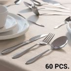 Stainless Steel Cutlery Set (60 pieces)