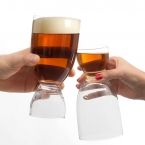 Beer Glass with Shot