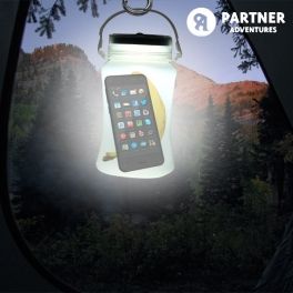 Partner Adventures Silicone Solar LED Bottle