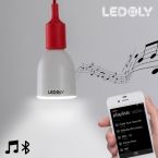 Ledoly L1000 White Bluetooth LED Bulb with Speaker