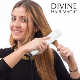 Cepillo Alisador Eléctrico Divine Hair Magic