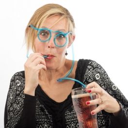 Glasses Drinking Tube