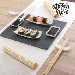 Set de Sushi con Bandeja de Pizarra Atopoir Noir (11 piezas)