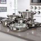 Stainless Steel Cookware (12 pieces)