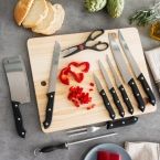 Set of Knives with Sharpener and Chopping Board (11 pieces)