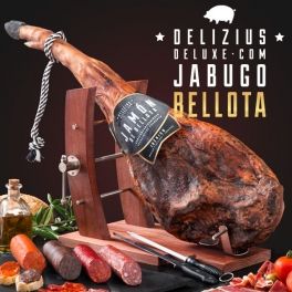 Lote Jamón + Embutidos + Jamonero Gourmet + Cuchillo y Afilador